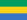 Bandera Gabón 